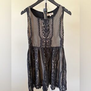 Altar’d State Black Lace Sleeveless Dress